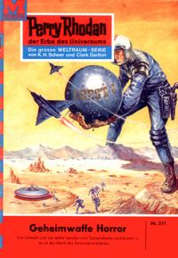 Buch Cover Perry Rhodan 211: Geheimwaffe Horror (Heftroman)
