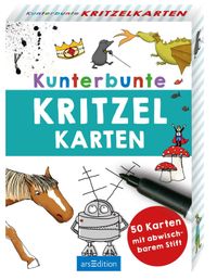 Buch Cover Kunterbunte Kritzelkarten