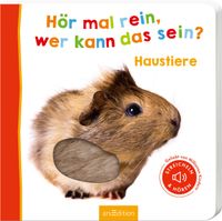 Buch Cover Hör mal rein, wer kann das sein? – Haustiere
