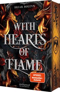 Buch Cover With Hearts of Flame (Bloodwing Academy 4)