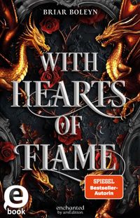 Buch Cover With Hearts of Flame (Bloodwing Academy 4)