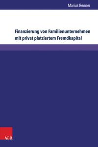Buch Cover Finanzierung von Familienunternehmen mit privat platziertem Fremdkapital