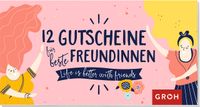 Buch Cover 12 Gutscheine für beste Freundinnen