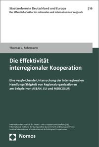 Buch Cover Die Effektivität interregionaler Kooperation