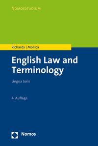 Buch Cover English Law and Terminology
