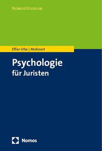 Buch Cover Psychologie für Juristen