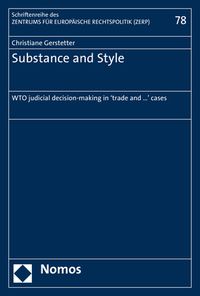 Buch Cover Substance and Style