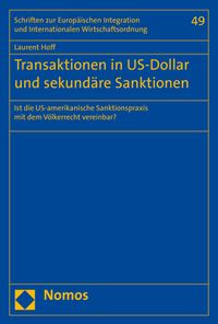 Buch Cover Transaktionen in US-Dollar und sekundäre Sanktionen
