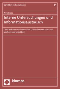 Buch Cover Interne Untersuchungen und Informationsaustausch