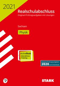 Buch Cover STARK Original-Prüfungen Realschulabschluss 2021 - Physik - Sachsen