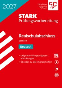 Buch Cover STARK Deutsch - Realschulabschluss 2027 Sachsen - Prüfungsvorbereitung