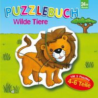Buch Cover Puzzlebuch Wilde Tiere