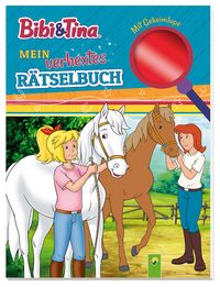 Buch Cover Bibi und Tina Mein verhextes Rätselbuch I Mit Geheimlupe zum eigenständigen Lösen