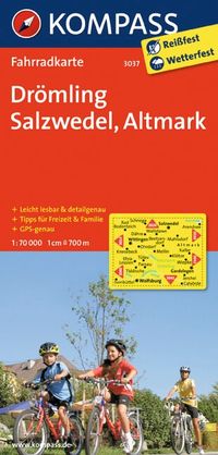 Buch Cover KOMPASS Fahrradkarte 3037 Drömling - Salzwedel - Altmark 1:70.000