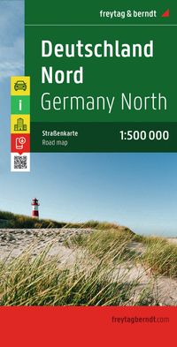 Buch Cover freytag & berndt Straßenkarte Deutschland Nord 1:500.000