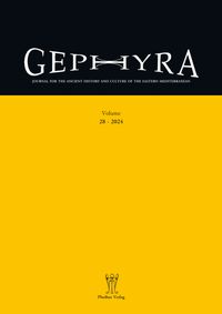 Buch Cover Gephyra 28, 2024