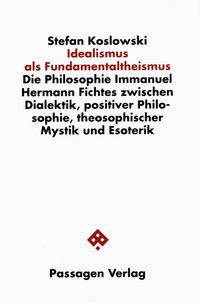 Buch Cover Idealismus als Fundamentaltheismus