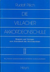 Buch Cover Die Villacher Akkordeonschule. Beispiele und Vorlagen zum Arbeitsbuch des Akkordeonisten
