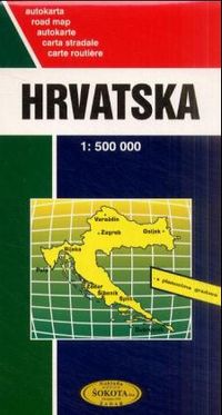 Buch Cover Autokarte Kroatien