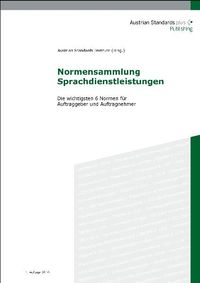Buch Cover Normensammlung Sprachdienstleistungen