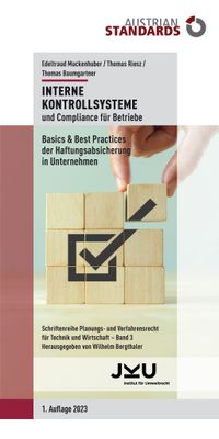 Buch Cover Interne Kontrollsysteme und Compliance für Betriebe