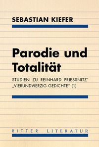 Buch Cover Parodie und Totalität.