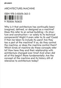 Buch Cover Architecture / Machine