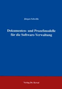 Buch Cover Dokumenten- und Prozessmodelle für die Software-Verwaltung