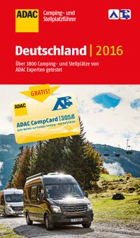 Buch Cover ADAC Camping-/Stellplatzführer Deutschland 2016