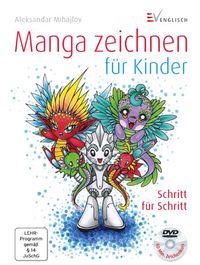 Buch Cover Manga zeichnen für Kinder