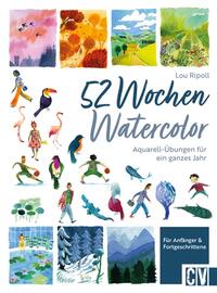 Buch Cover 52 Wochen Watercolor