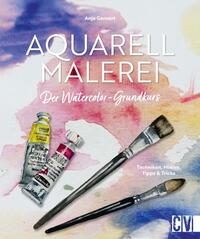 Buch Cover Aquarellmalerei. Der Watercolor-Grundkurs