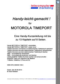 Buch Cover Motorola Timeport-leicht-gemacht