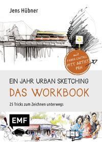 Buch Cover Ein Jahr Urban Sketching – Das Workbook