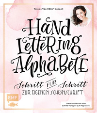 Buch Cover Handlettering Alphabete
