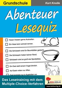 Buch Cover Abenteuer Lesequiz