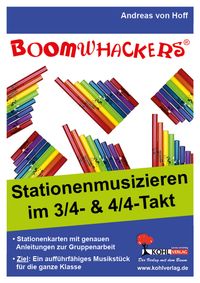 Buch Cover Stationenmusizieren mit Boomwhackers