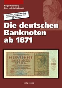 Buch Cover Die deutschen Banknoten ab 1871