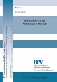 Buch Cover Das Dunkelfeld der Kriminalität in Hessen