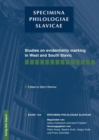 Buch Cover Studies on evidentiality marking in West and South Slavic