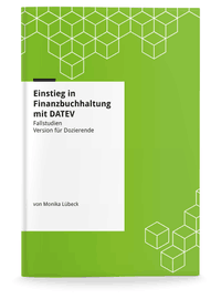 Buch Cover Einstieg in Finanzbuchhaltung mit DATEV - Fallstudien