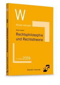 Buch Cover Rechtsphilosophie und Rechtstheorie