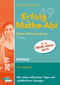 Buch Cover Erfolg im Mathe-Abi 2019 Wahlteil Baden-Württemberg