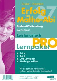 Buch Cover Erfolg im Mathe-Abi 2027 Lernpaket Leistungsfach 'Pro' Baden-Württemberg Gymnasium