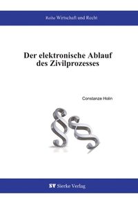 Buch Cover Der elektronische Ablauf des Zivilprozesses
