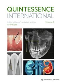 Buch Cover Quintessence International Volume 1