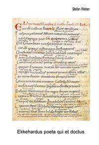 Buch Cover Ekkehardus poeta qui et doctus