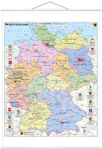Buch Cover Deutschland politisch mit Wappen