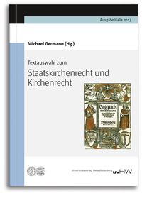Buch Cover Textauswahl zum Staatskirchenrecht und Kirchenrecht