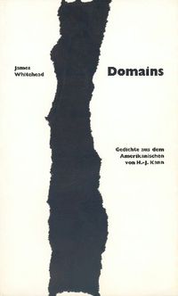 Buch Cover Domains. Gedichte